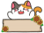 三毛猫ちゃんと夏看板