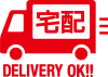 配達OK・宅配バイク・出前・配送アイコン　DELIVERY OK!！