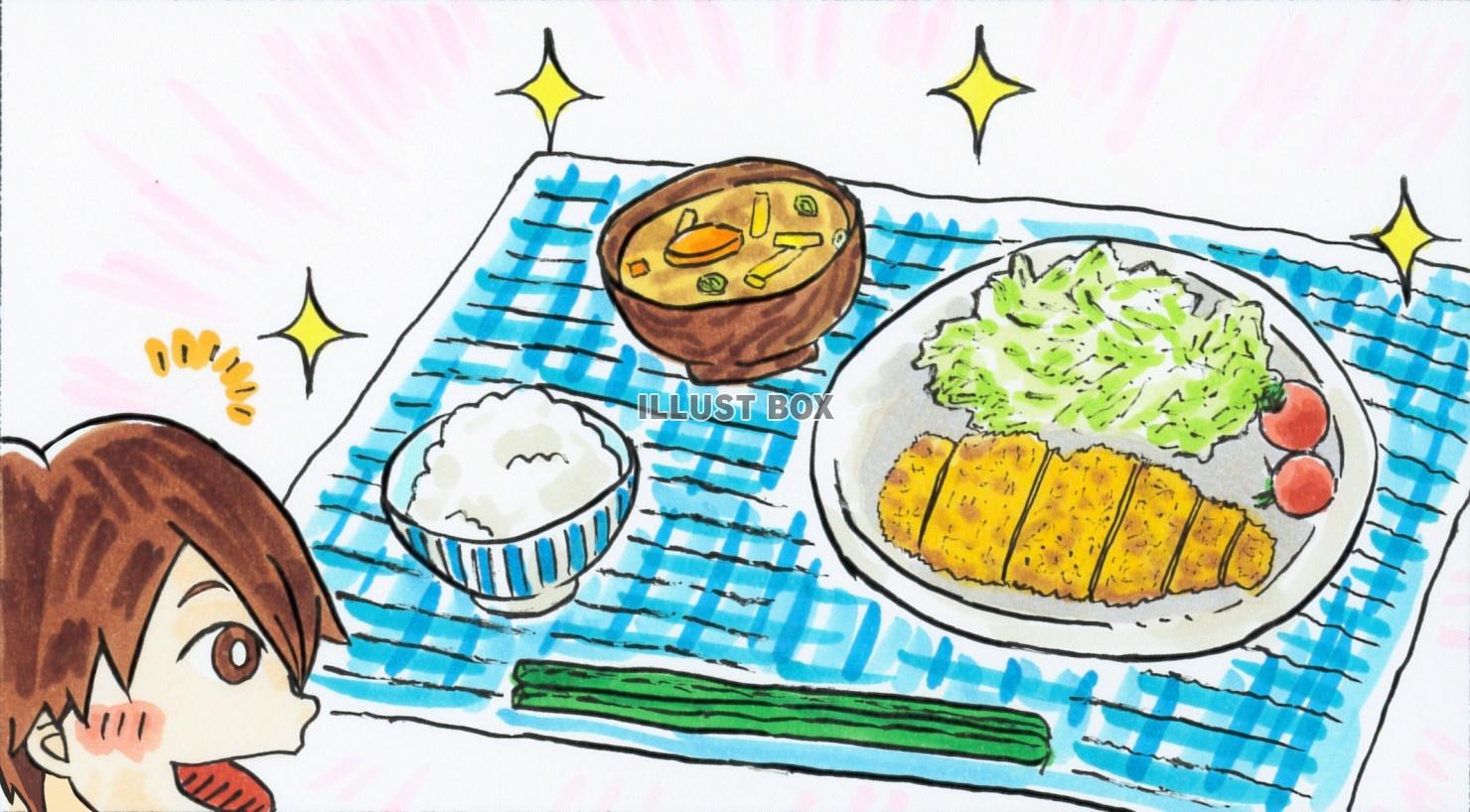 とんかつ イラスト無料