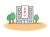自粛中のマンション　建物