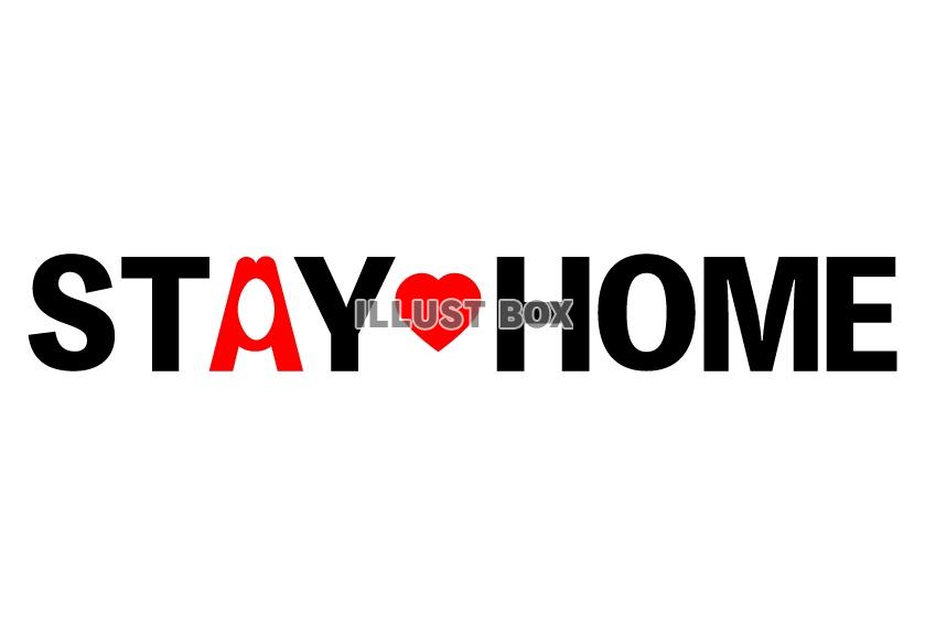 STAY HOMEを呼び掛けるロゴ