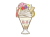 フルーツいっぱいのパフェ
