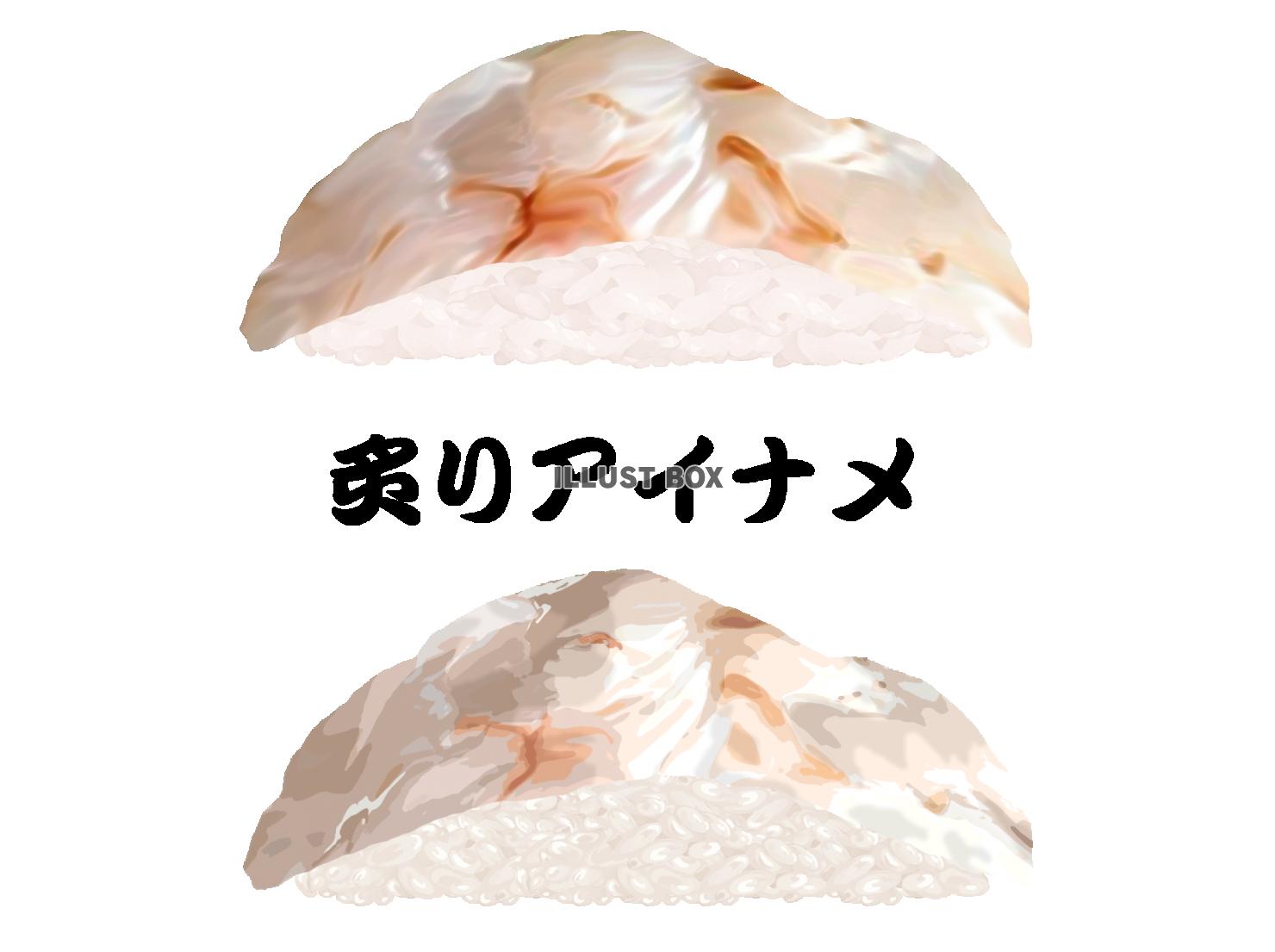 寿司-炙りアイナメ