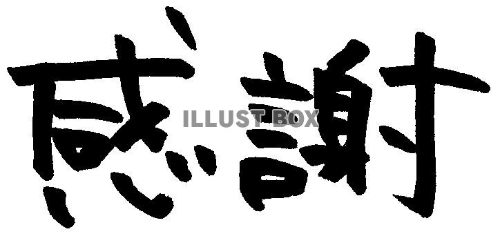 文字素材「感謝」