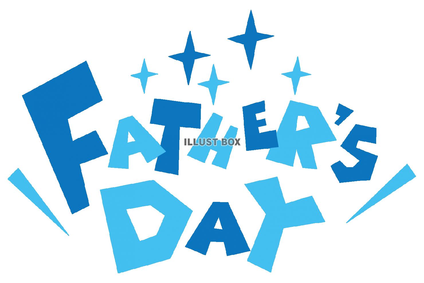 父の日・FATHER'S DAY・ポップロゴ