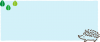 ハリネズミの見出し用フレーム