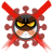 コロナウイルス　バツ