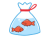 金魚すくいの金魚　和金