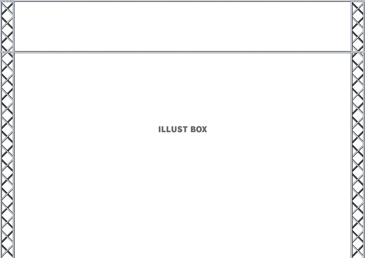 トラスのフレーム　イベント　ブース　看板