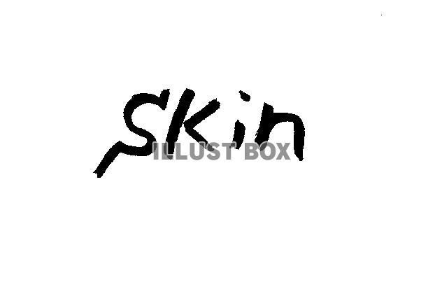 フォント素材「skin」