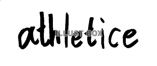 フォント素材「athletice」