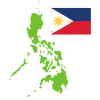 無料イラスト フィリピンの国旗