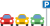 駐車場　パーキング　地図アイコン