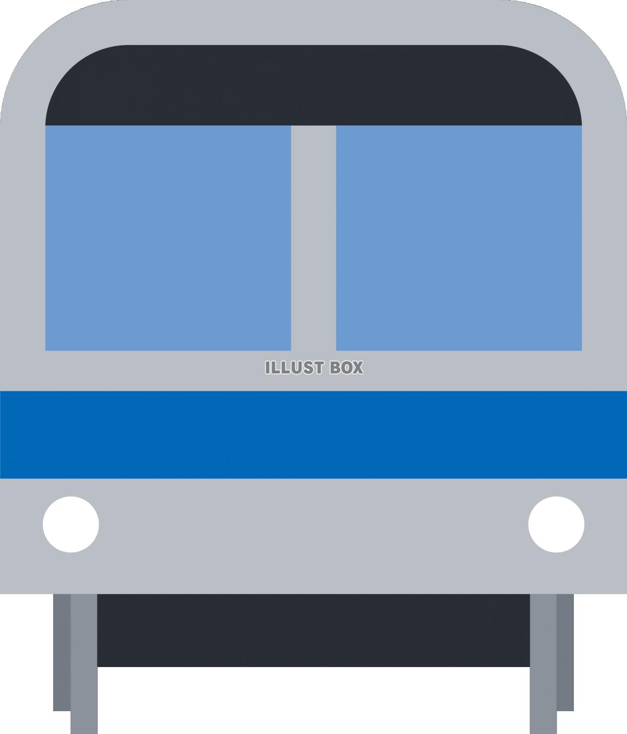 無料イラスト 電車 地図アイコン