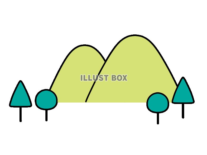 山登り イラスト無料