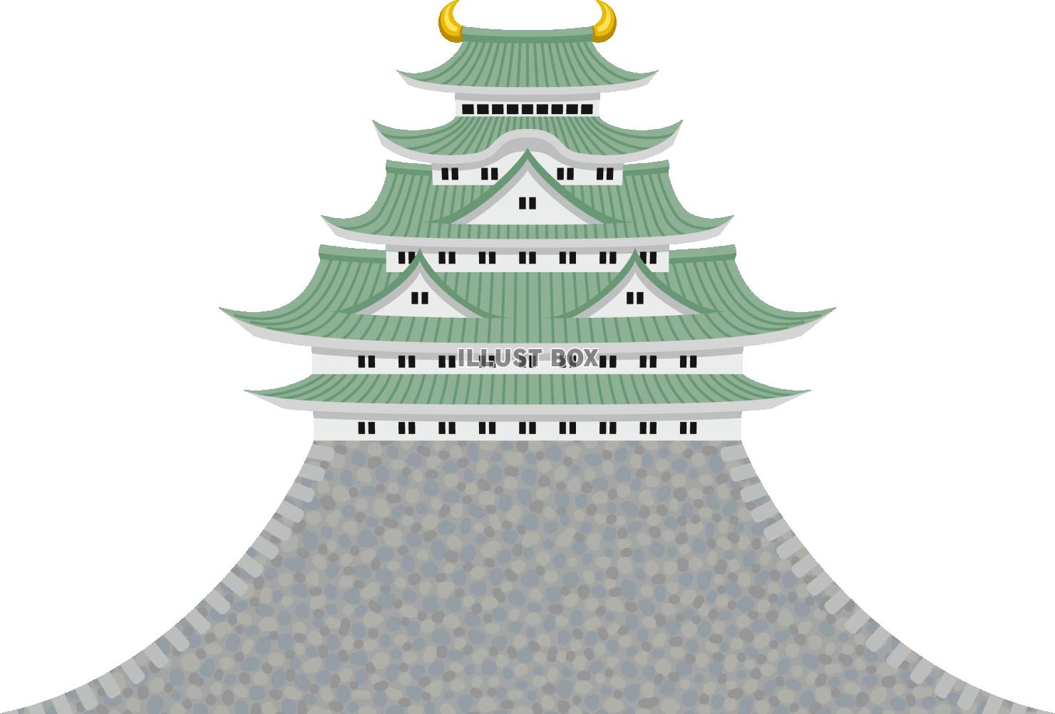 無料イラスト 城 日本の城