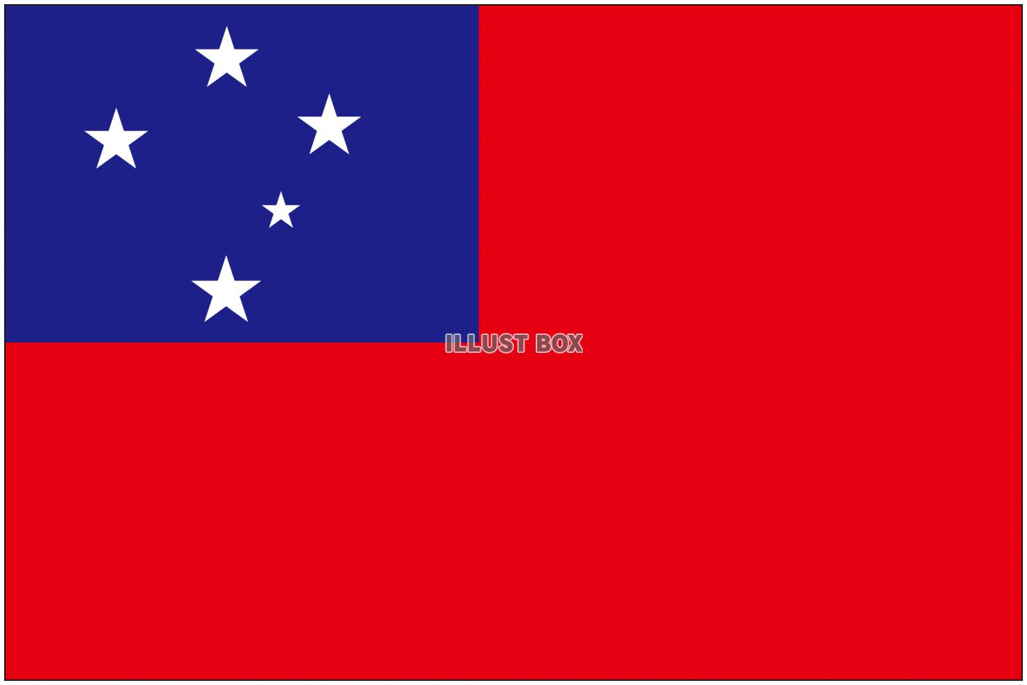 サモア 国旗