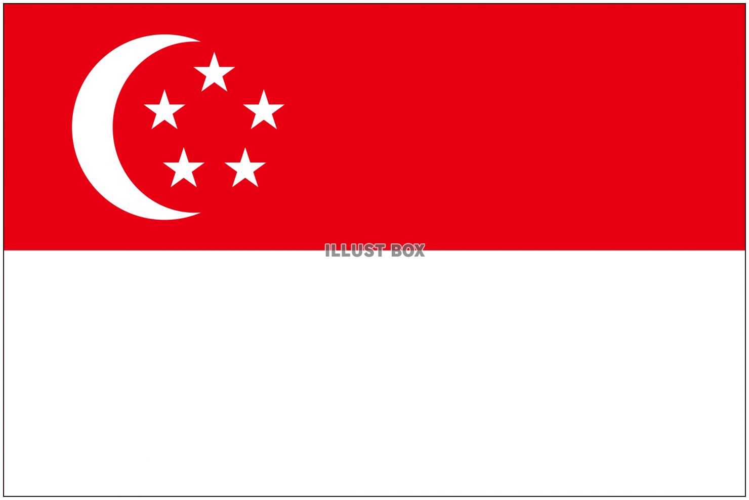 シンガポール　国旗