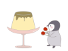 プリンとペンギン　線あり