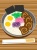 日本食麺類とんこつラーメンのイラスト