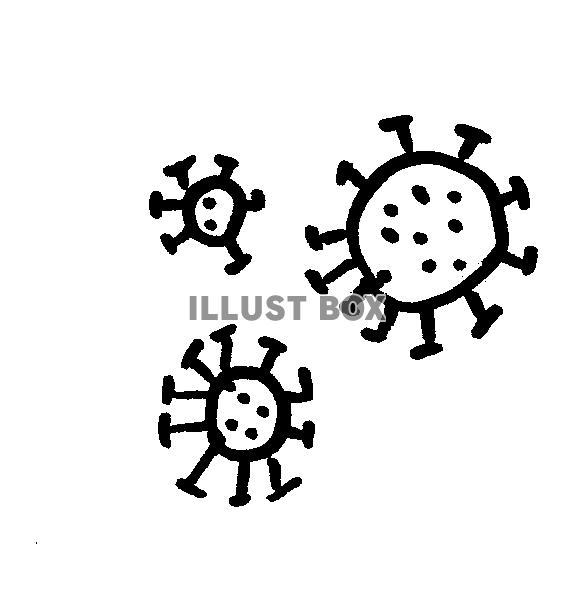 イラスト素材「ウィルス」