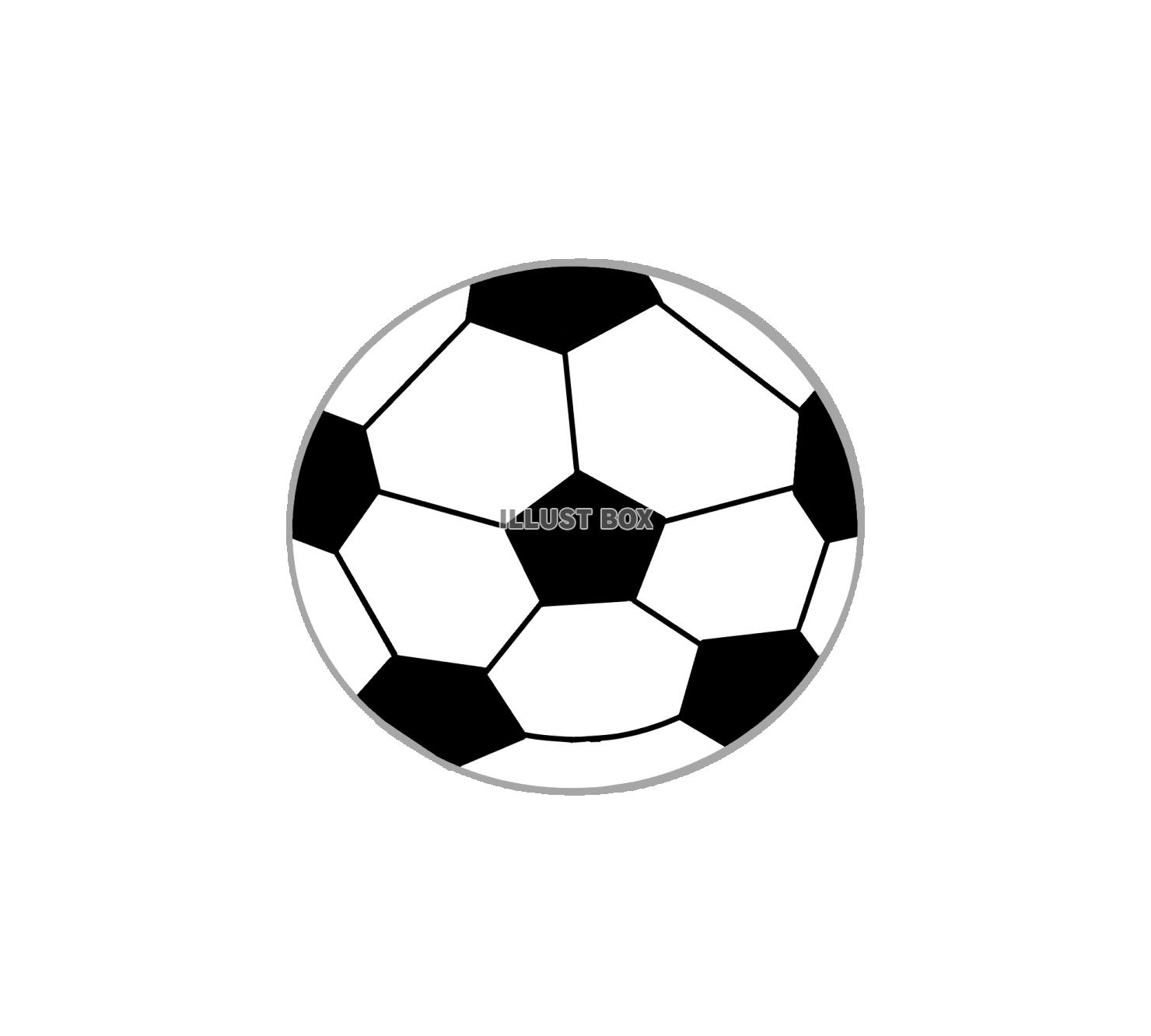 サッカーボール：イラスト無料