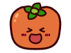 かわいい柿のキャラクター