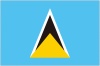 セントルシアの国旗