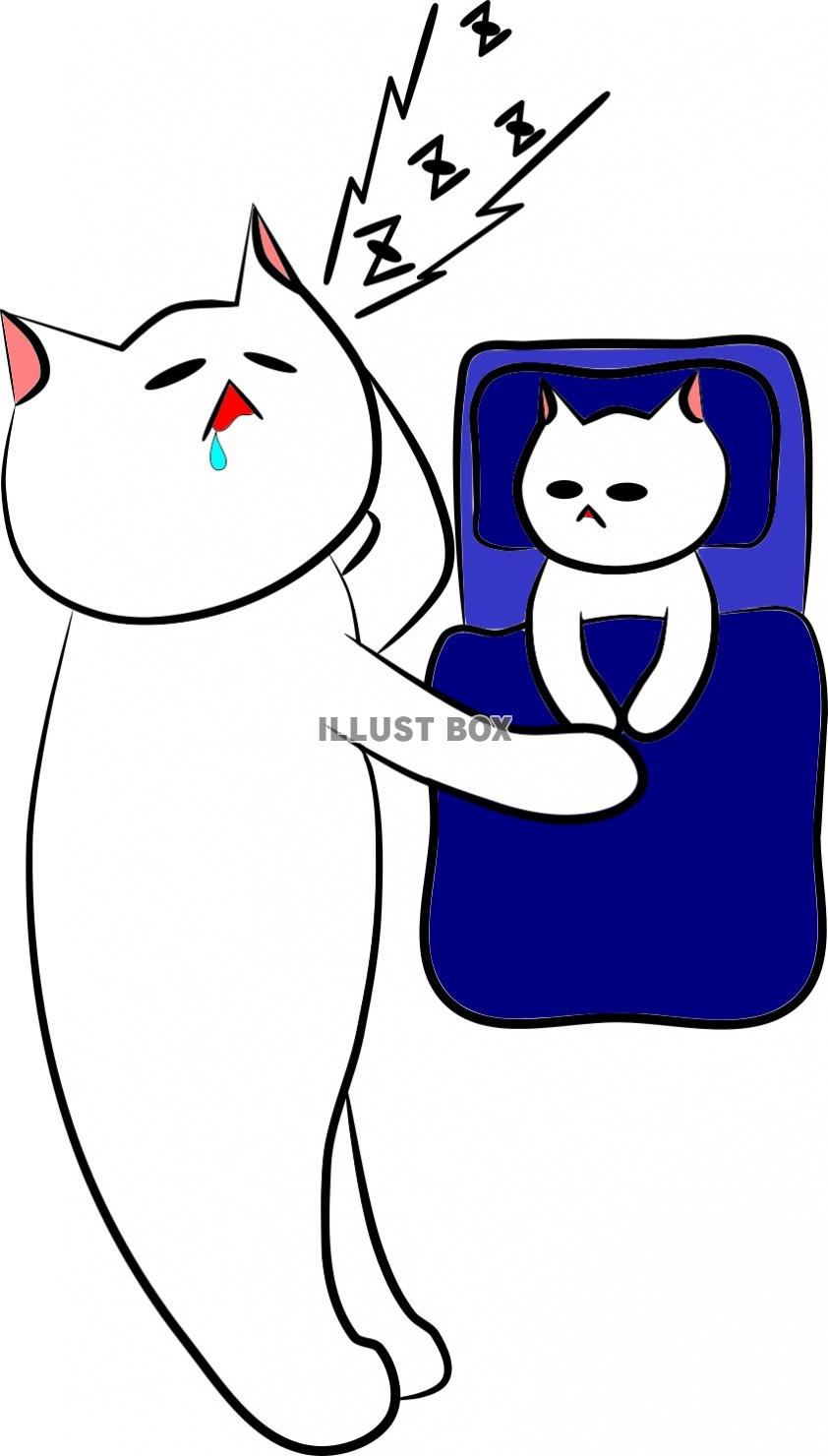 nyankoさん寝かしつけ【JPG】