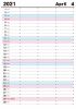 2021年　カレンダー　4月