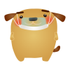 茶犬マウスシールド