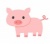 かわいい豚