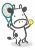 丑12_04（テニスをする牛さん）