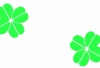 四つ葉のクローバー(緑)