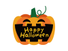 ハロウィン　かぼちゃのイラスト２