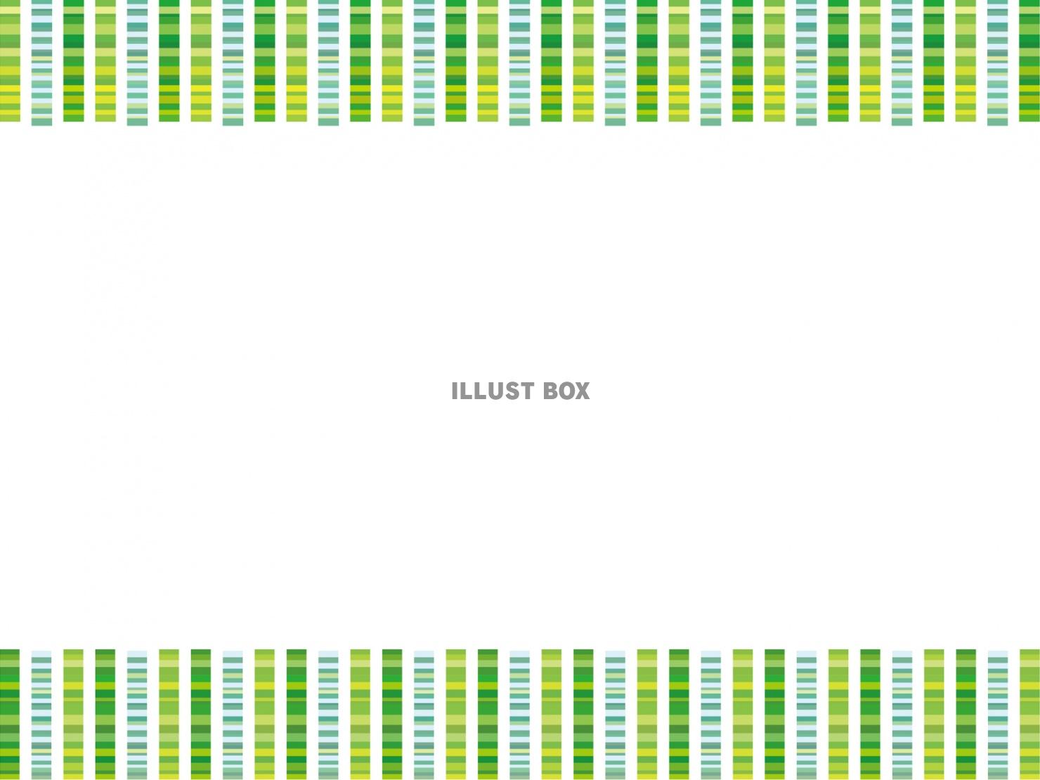 グリーンストライプ模様緑色黄緑色竹和風装飾飾り枠ラインシンプ...