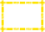 透過PNGイエローマスキングテープ飾り枠黄色見出しタイトル水彩シンプルフレーム春