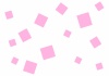ピンクの四角デザイン