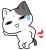 腰が痛い＜ぶち猫　にゃんこ＞