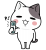検温にご協力下さい＜ぶち猫　にゃんこ＞