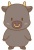 黒牛さん(丑、うし、正月、干支、年賀状、ビーフ)