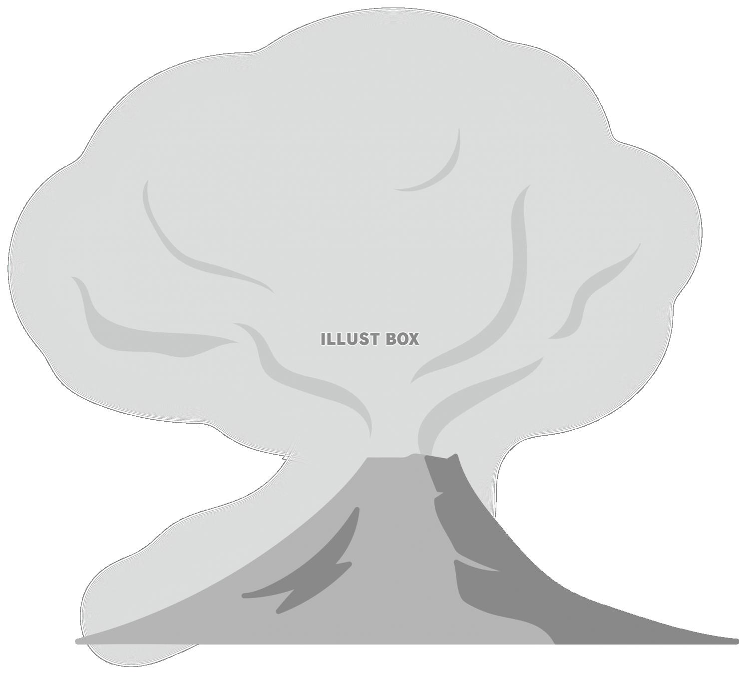 火山 イラスト無料