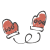 クリスマス手書き2色イラスト