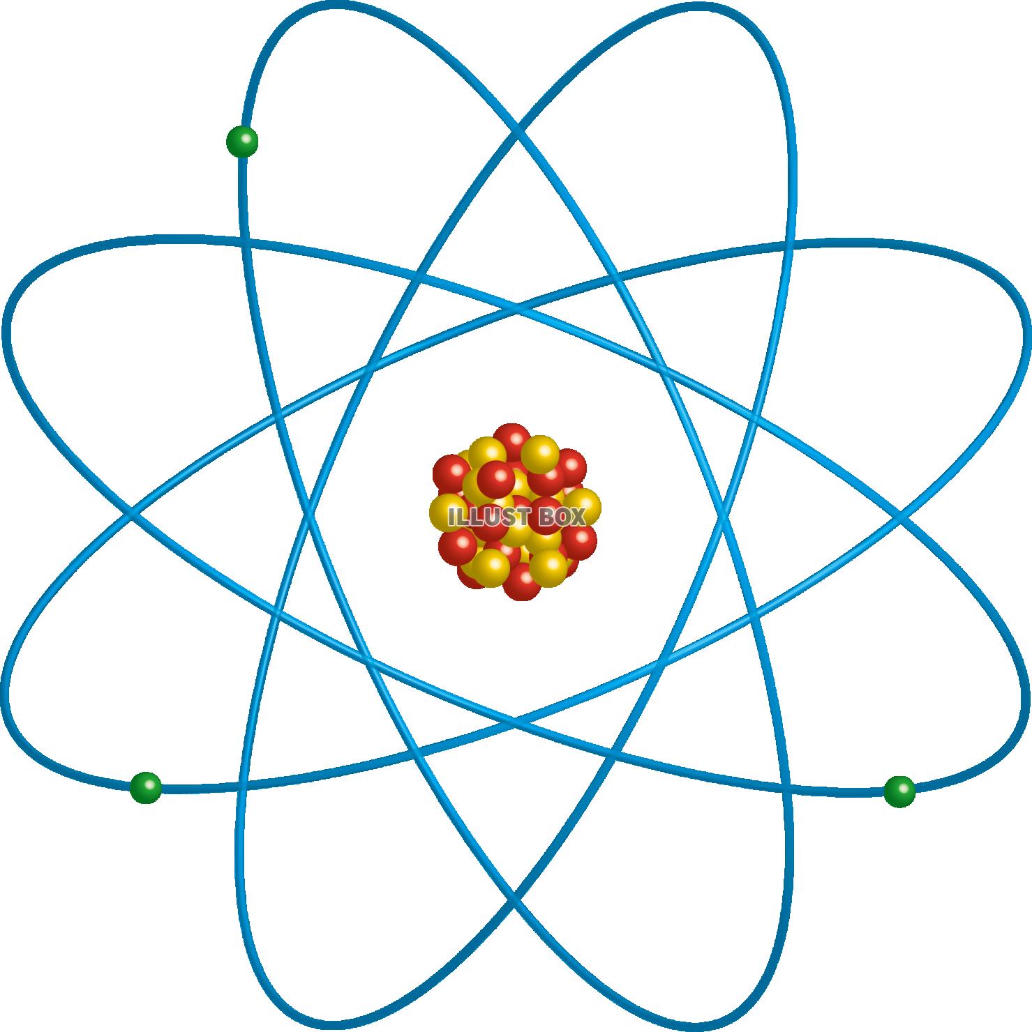 無料イラスト 原子のイメージ
