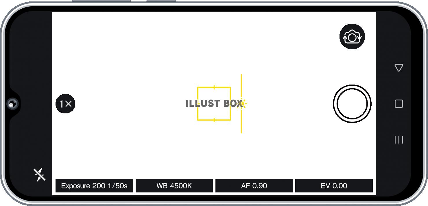 スマホの写真撮影フレーム
