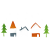 水彩風　家のイラスト