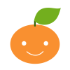 笑顔のオレンジ