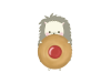 クッキーとハリネズミのイラスト