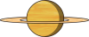 土星のイメージ（主線）