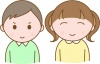 小学生の男女